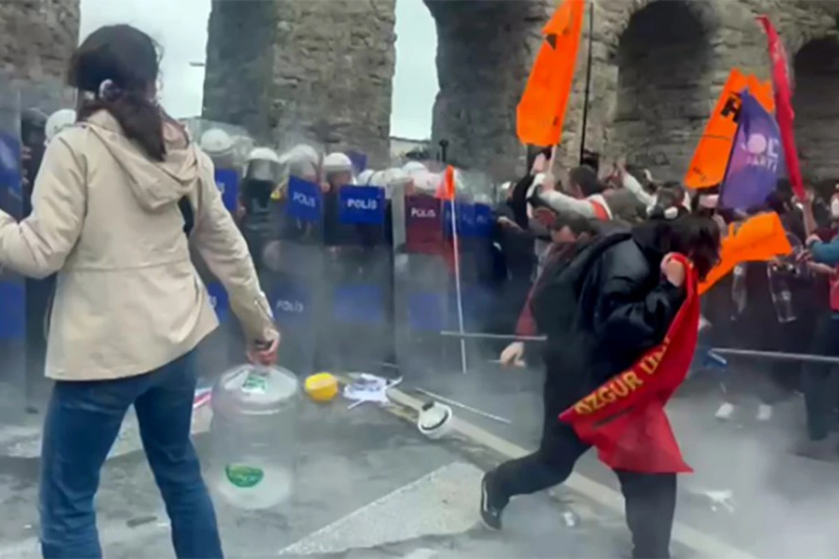 İstanbulda gərginlik - Polis Taksim yürüşünə icazə vermədi, xaos yaşandı - FOTO