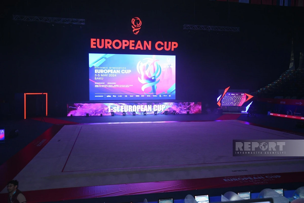 Milli Gimnastika Arenasında Avropa kubokunun açılış mərasimi keçirilib - FOTO