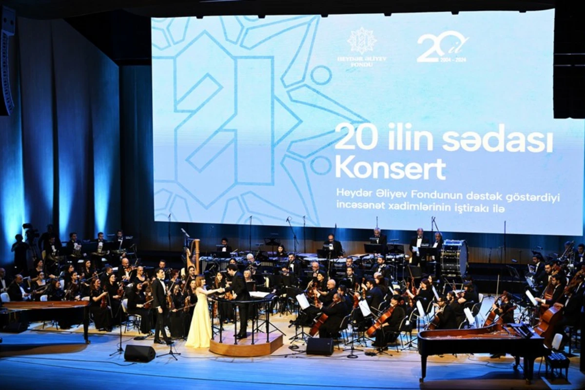 Heydər Əliyev Fondunun 20 illiyinə həsr olunan konsert keçirilib - FOTO/VİDEO