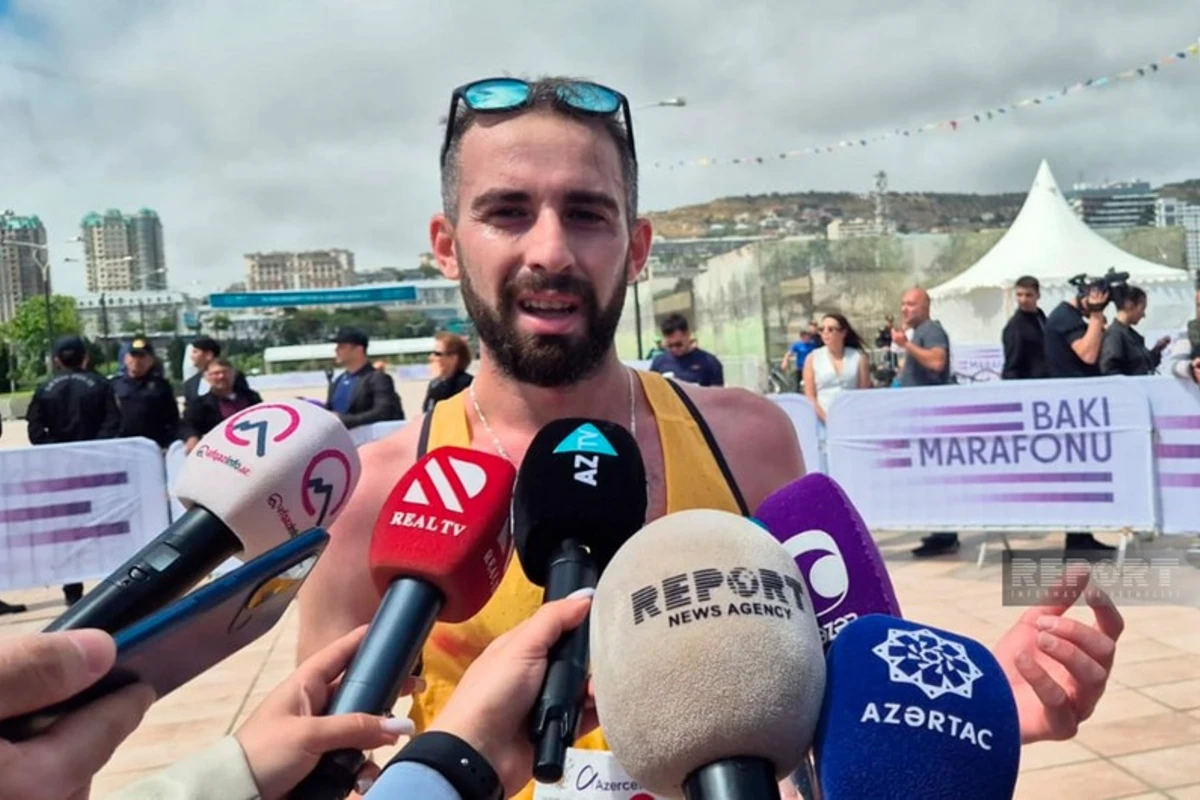 Bakı Marafonu 2024ün qalibi: Yarışın adına uyğun olaraq küləyə qalib gəldim