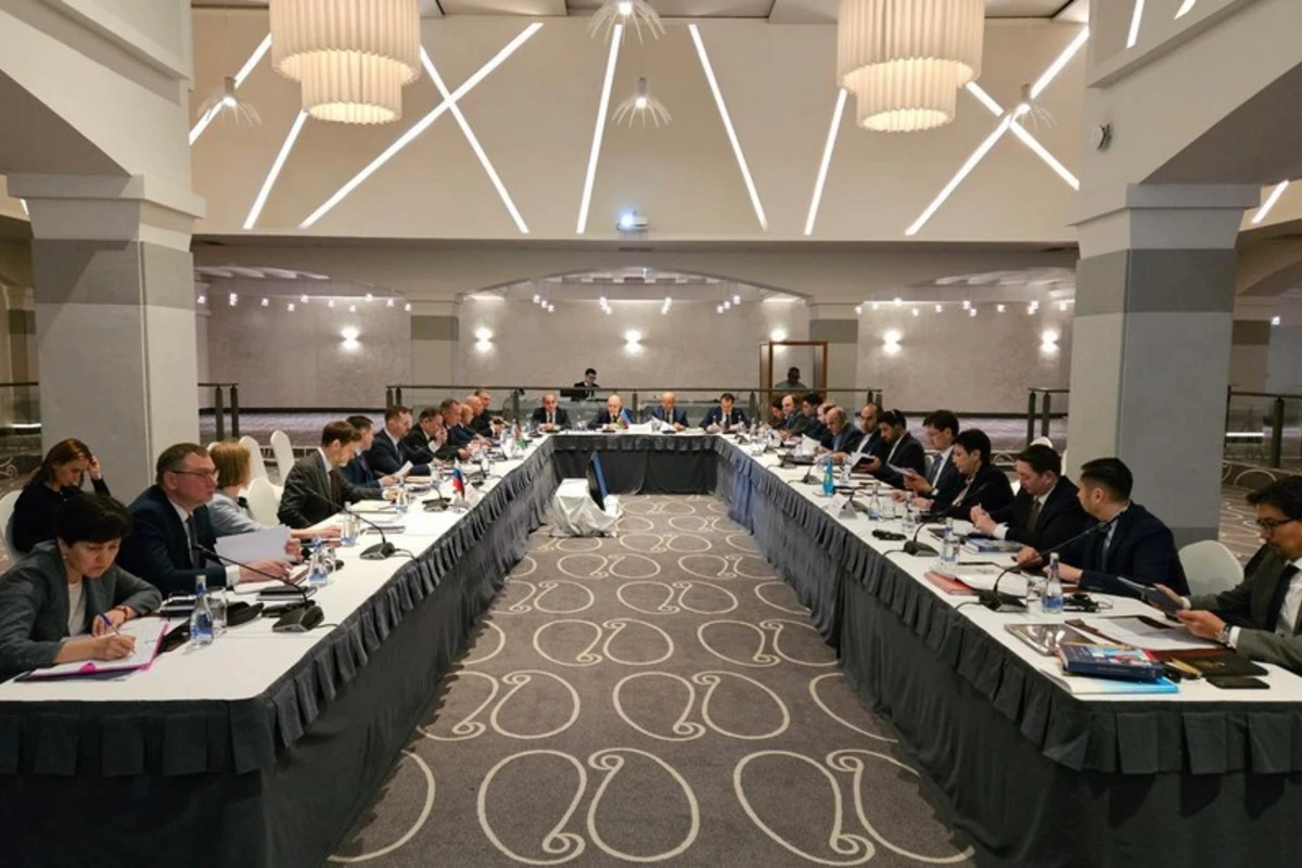Xəzər dənizi məsələləri üzrə Yüksək Səviyyəli İşçi Qrupun yeddinci iclası keçirilib - FOTO