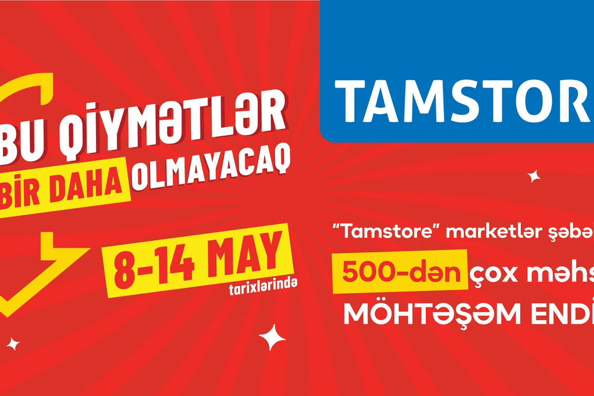 Tamstore-dan möhtəşəm kampaniya! - “Bu qiymətlər bir daha olmayacaq” - VİDEO