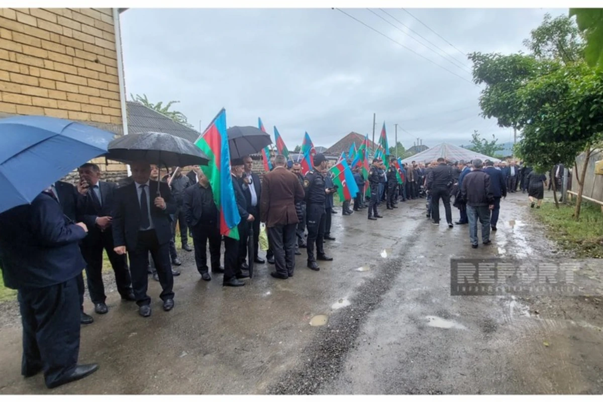 Lənkəranın Kərgəlan kəndində Birinci Qarabağ müharibəsinin şəhidi dəfn edilib - FOTO