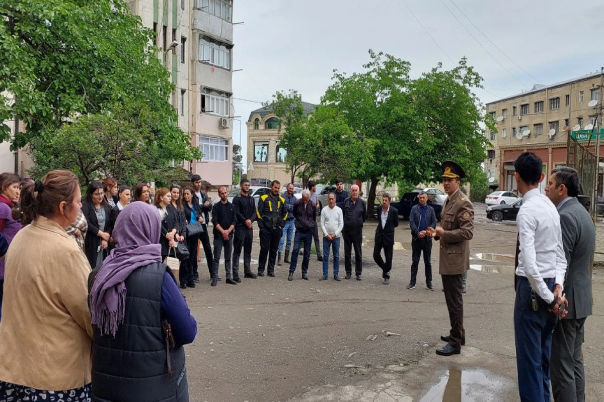 “Yaz-yay fəsillərində sel təhlükəsi” mövzusunda silsilə tədbirlər keçirilir - FOTO
