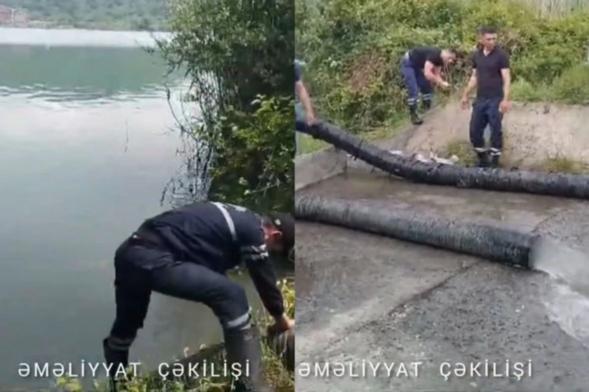 Nohur gölündə suyun səviyyəsi təhlükəli həddə çatıb - VİDEO Nohur gölündə suyun səviyyəsi təhlükəli həddə çatıb - VİDEO