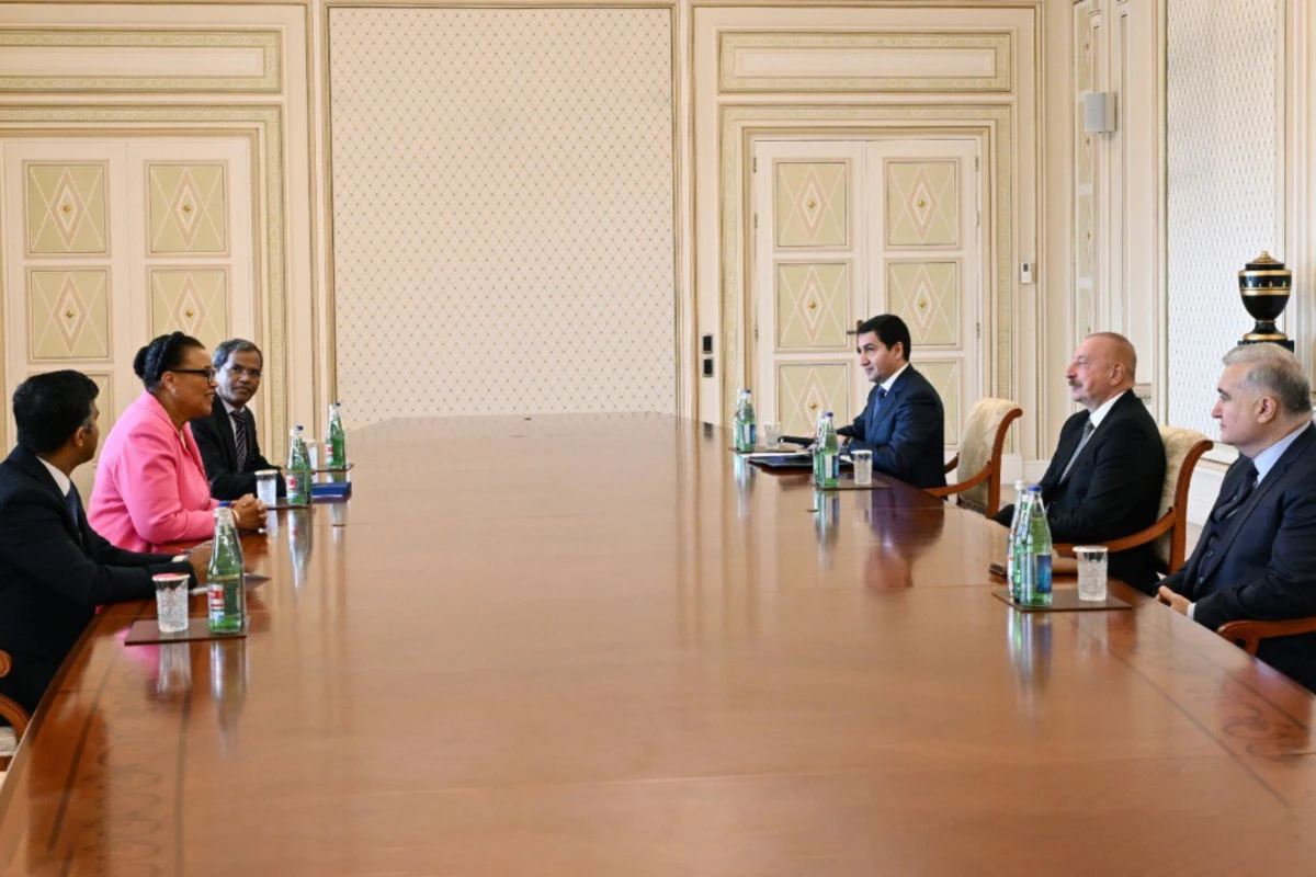 Prezident İlham Əliyev Millətlər Birliyinin baş katibini qəbul edib - FOTO