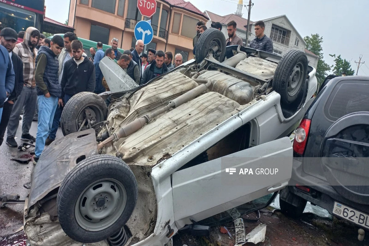 Zaqatalada yol qəzası olub - Ölən və xəsarət alanlar var - FOTO