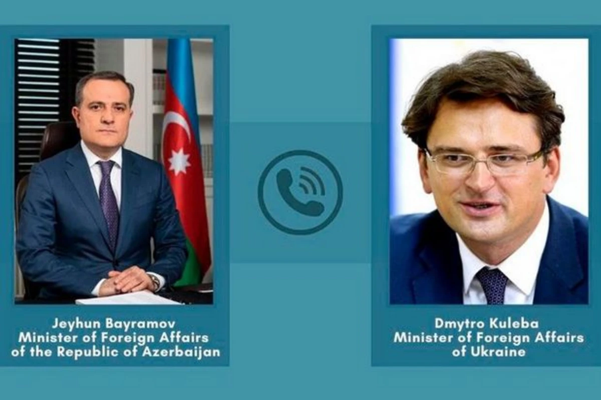 Ceyhun Bayramov Kuleba ilə danışdı - FOTO