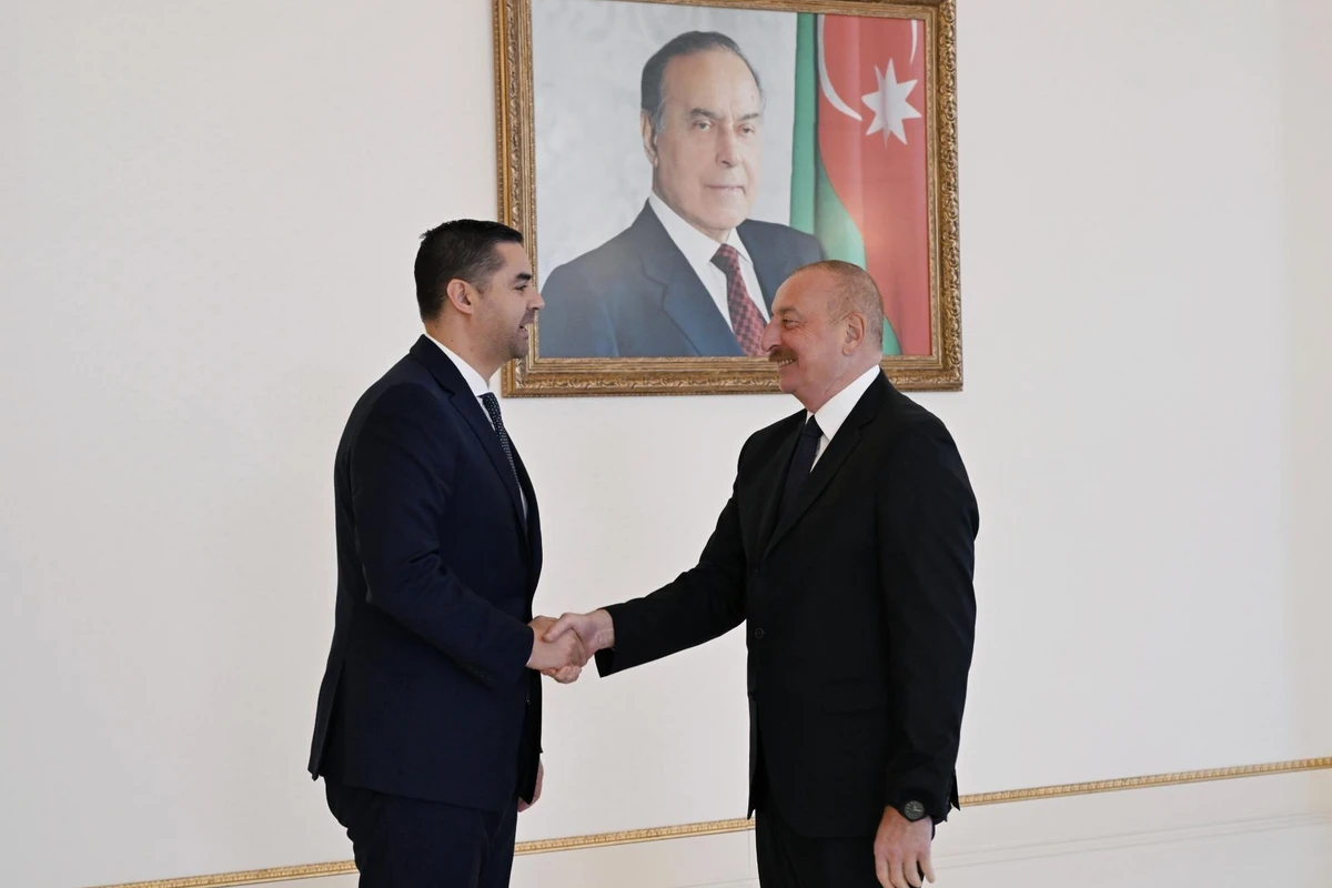 Prezident ATƏT-in fəaliyyətdə olan sədrini qəbul edib - YENİLƏNİB - FOTO