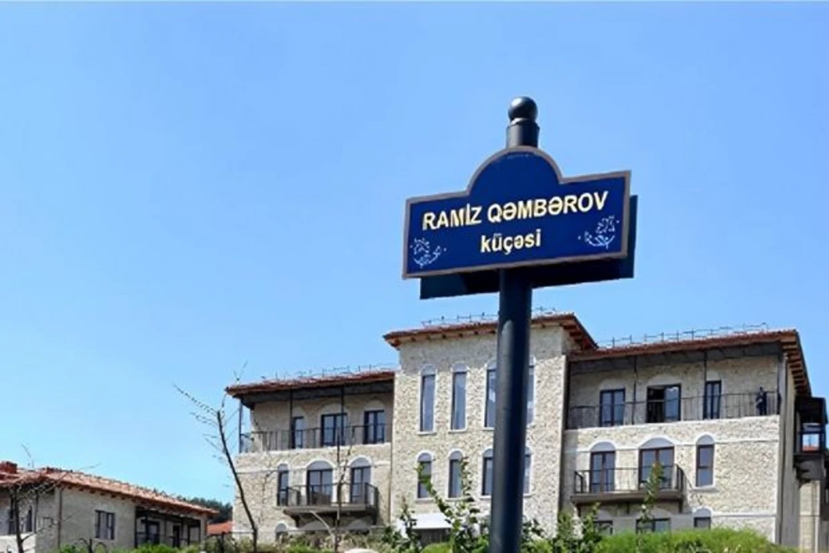 Şuşada mərkəzi küçələrdən birinə Milli Qəhrəmanın adı verilib - FOTO