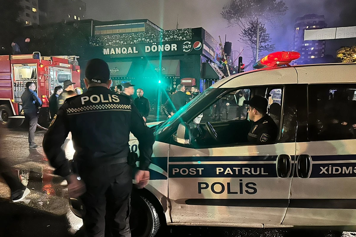 “Ağ çiçəyim”dəki yanğınla bağlı polis əməkdaşları hərəkətə keçdi - FOTO