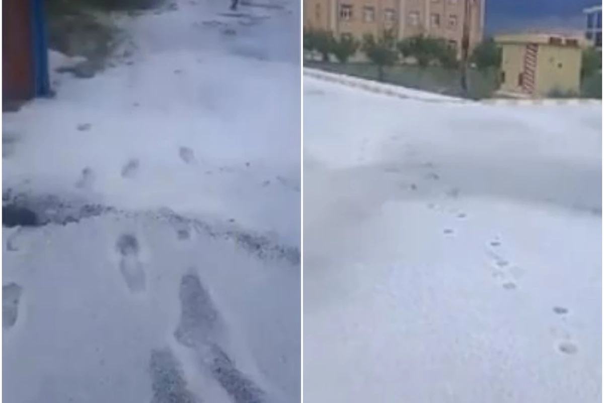 В Азербайджане выпал снег в мае - ВИДЕО