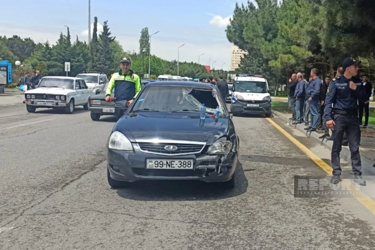 Sumqayıtda ağır yol nəqliyyat hadisəsi olub, bir nəfər ölüb - FOTO