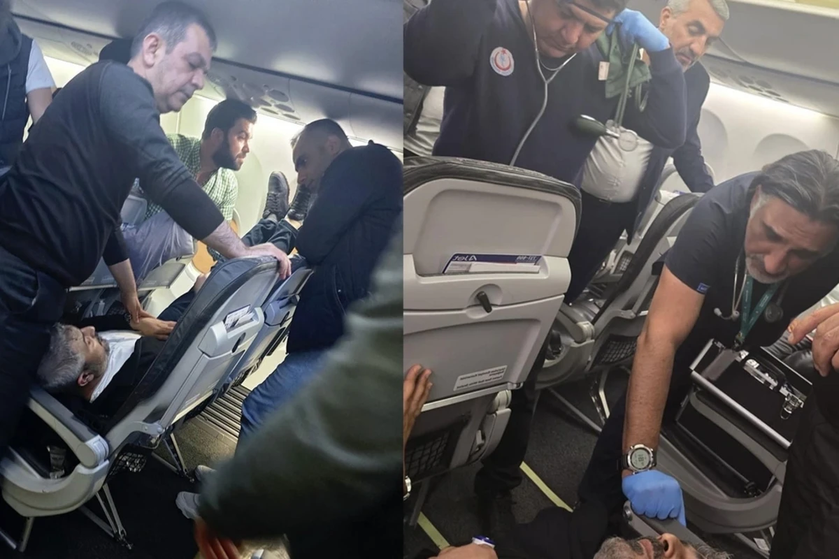 Təyyarədə ürəyi dayanan şəxsi millət vəkili xilas etdi - FOTO