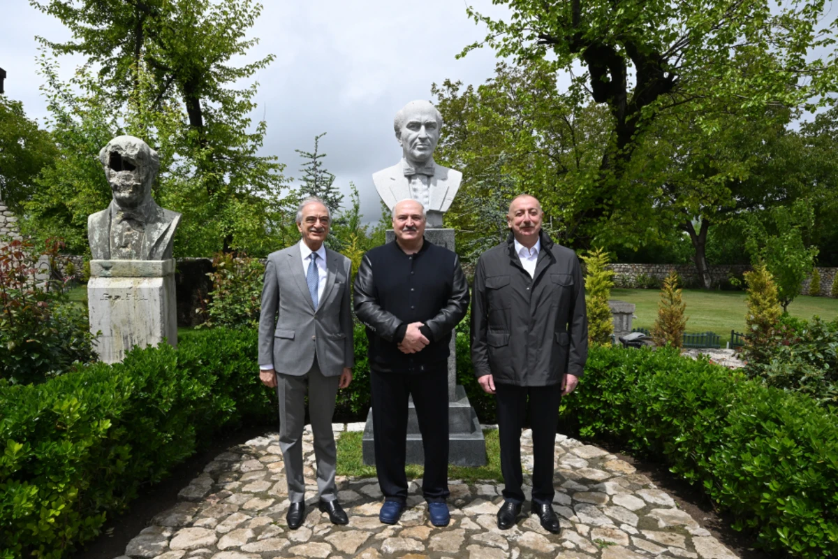 Azərbaycan və Belarus prezidentləri Şuşada Bülbülün ev-muzeyində olublar - YENİLƏNİB - FOTO