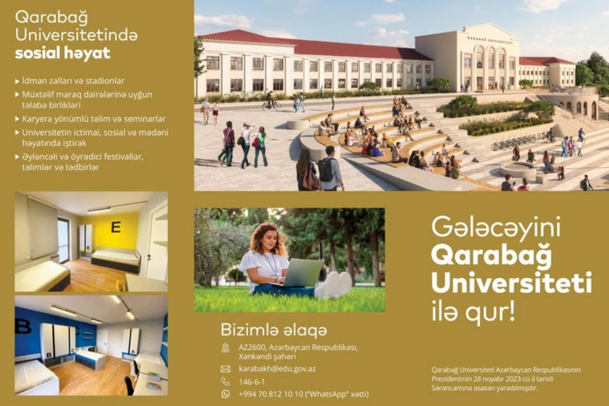 Qarabağ Universitetinin bukleti hazırlanıb