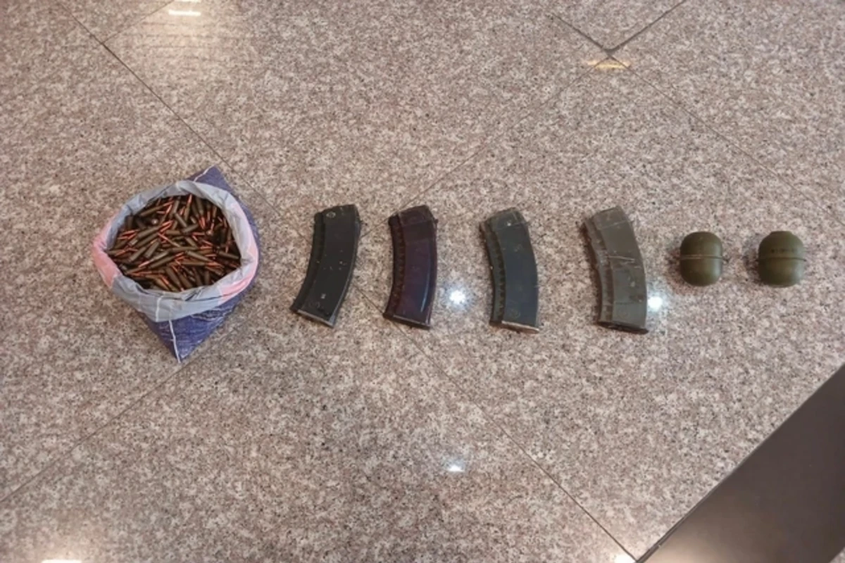 Oğuzda qumbara və sursat aşkarlandı