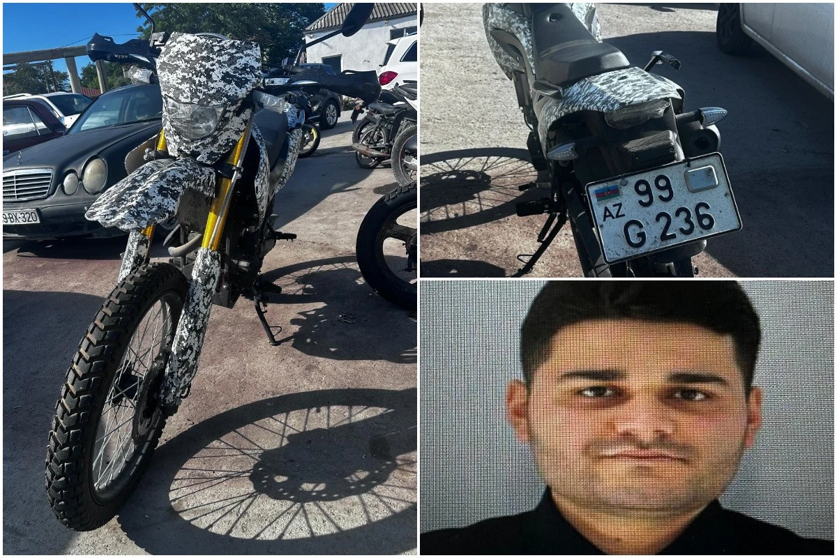 Bakıda motosikletlə avtoxuliqanlıq edən şəxs həbs edildi - FOTO