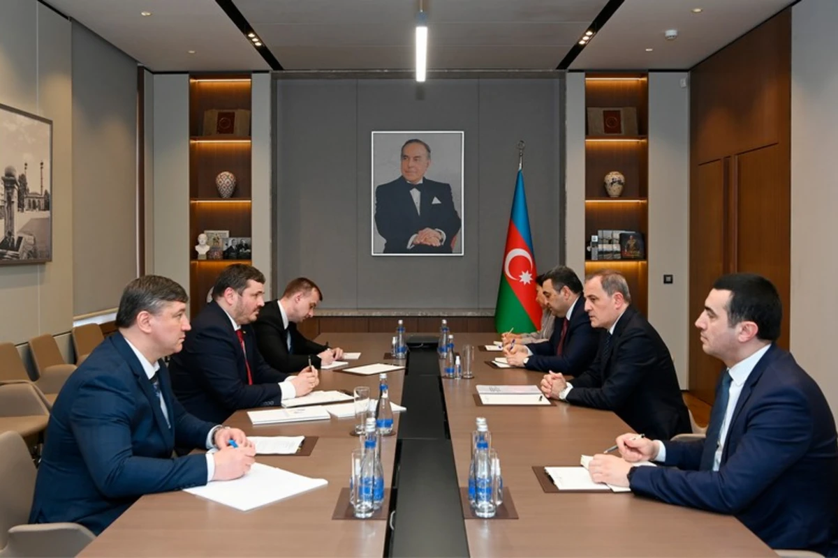 Ceyhun Bayramov Ukraynanın yeni səfirini qəbul edib - FOTO
