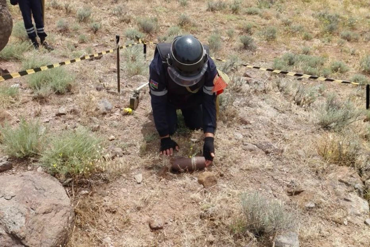 Naxçıvanda top mərmisi tapılıb - FOTO/VİDEO