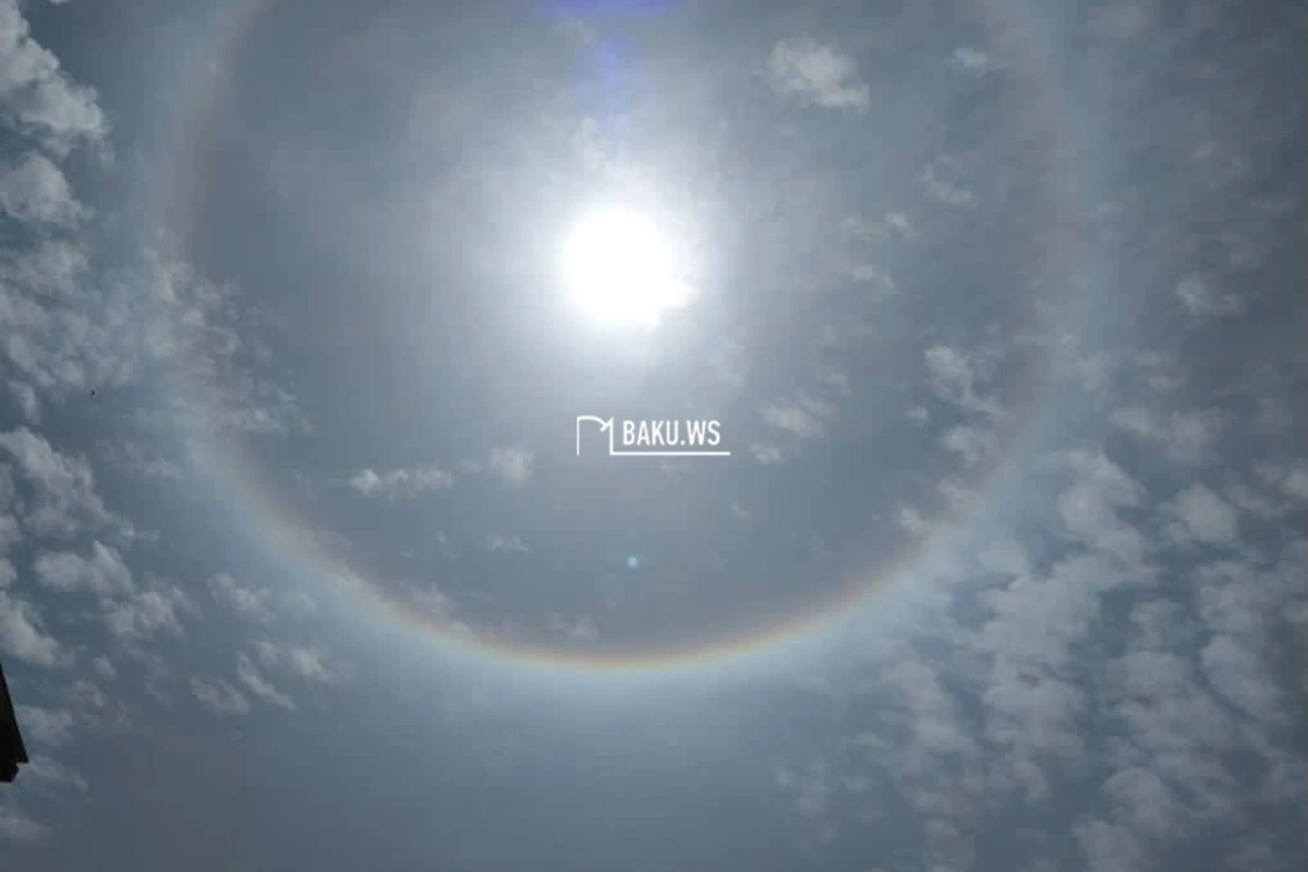 Azərbaycan səmasında doğan Günəş görənləri təəccübləndirdi - VİDEO