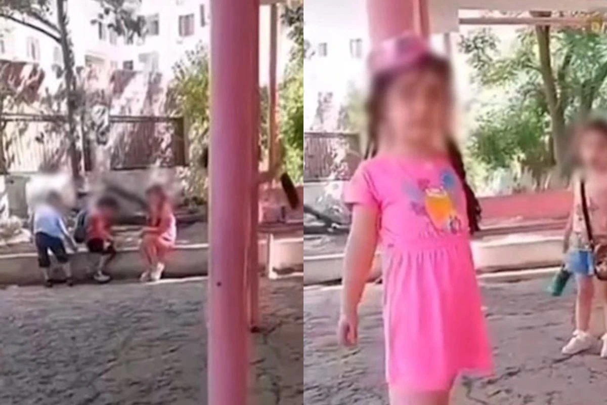 Uşaq bağçasında azyaşlılarla kobud rəftar edib, canlı yayım açdı - VİDEO