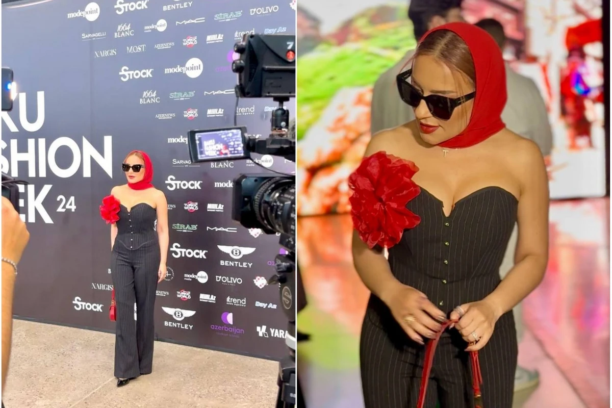 Xalq artisti Tünzalə Ağayeva Bakı moda həftəsində - FOTO/VİDEO