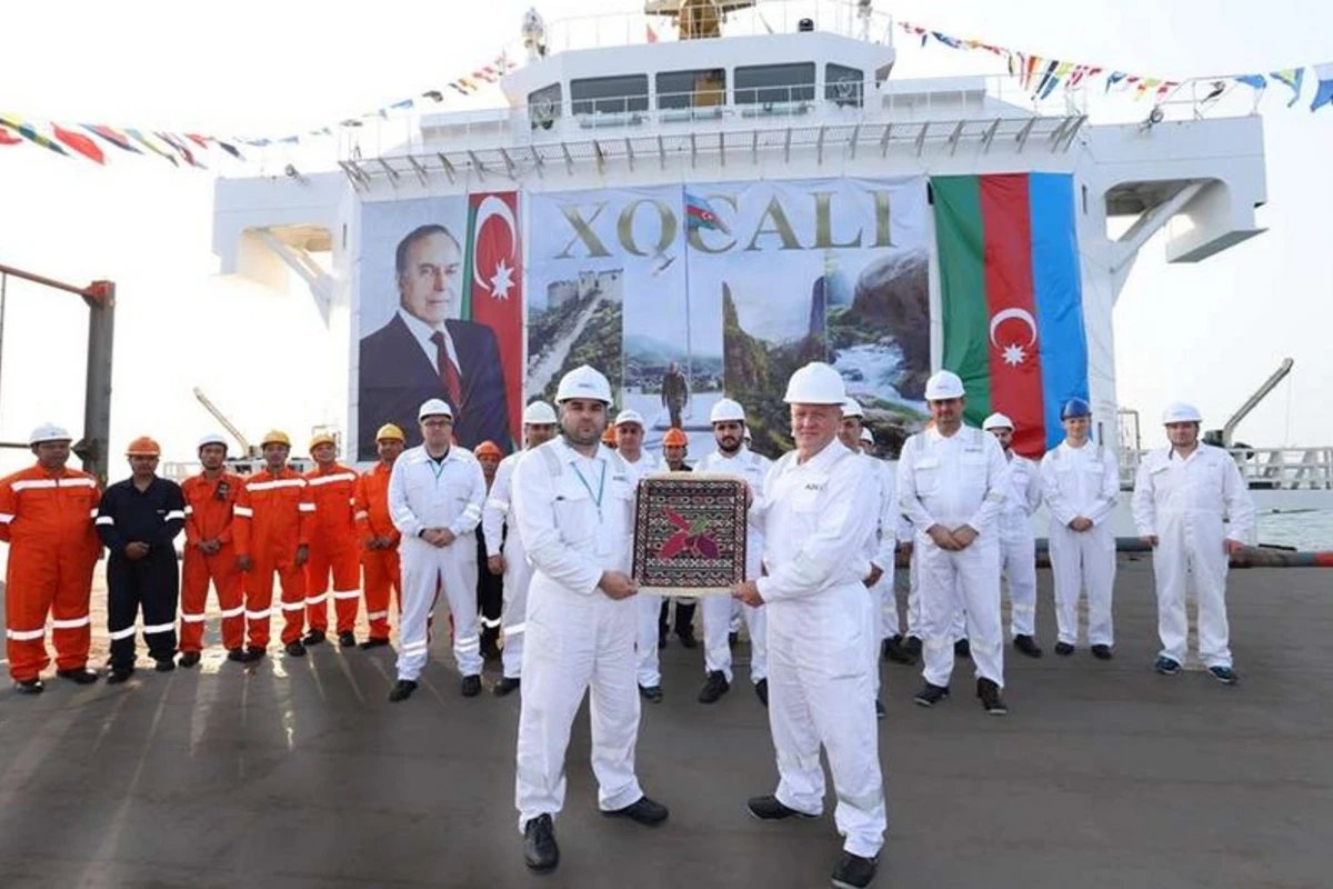 Xocalı gəmisi istismara verilib - FOTO/VİDEO