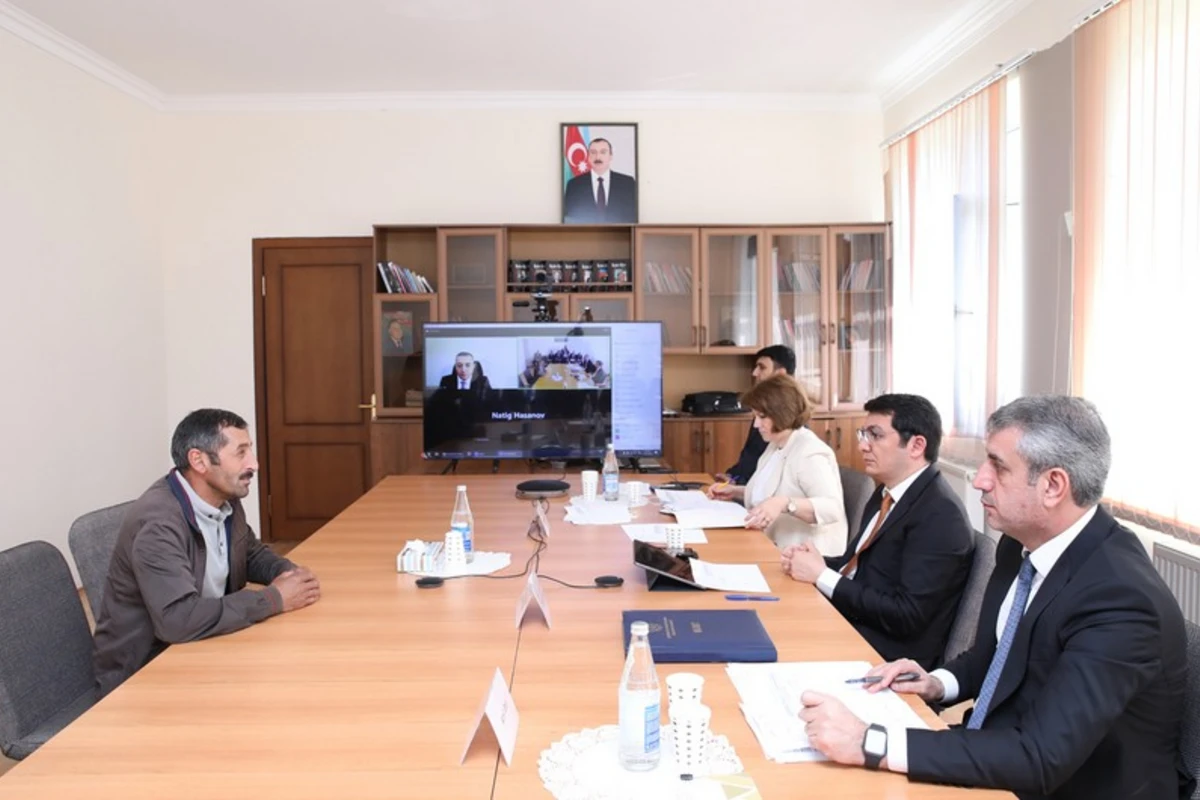 İqtisadiyyat nazirinin I müavini Lerikdə vətəndaşları qəbul edib