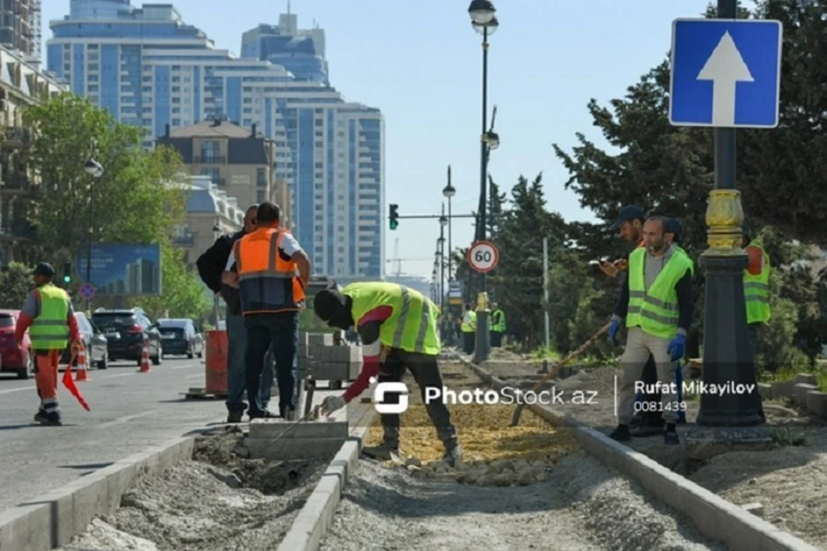 Bakının əsas prospektlərindən birindəki təmir işləri nə vaxt yekunlaşacaq? – VİDEO
