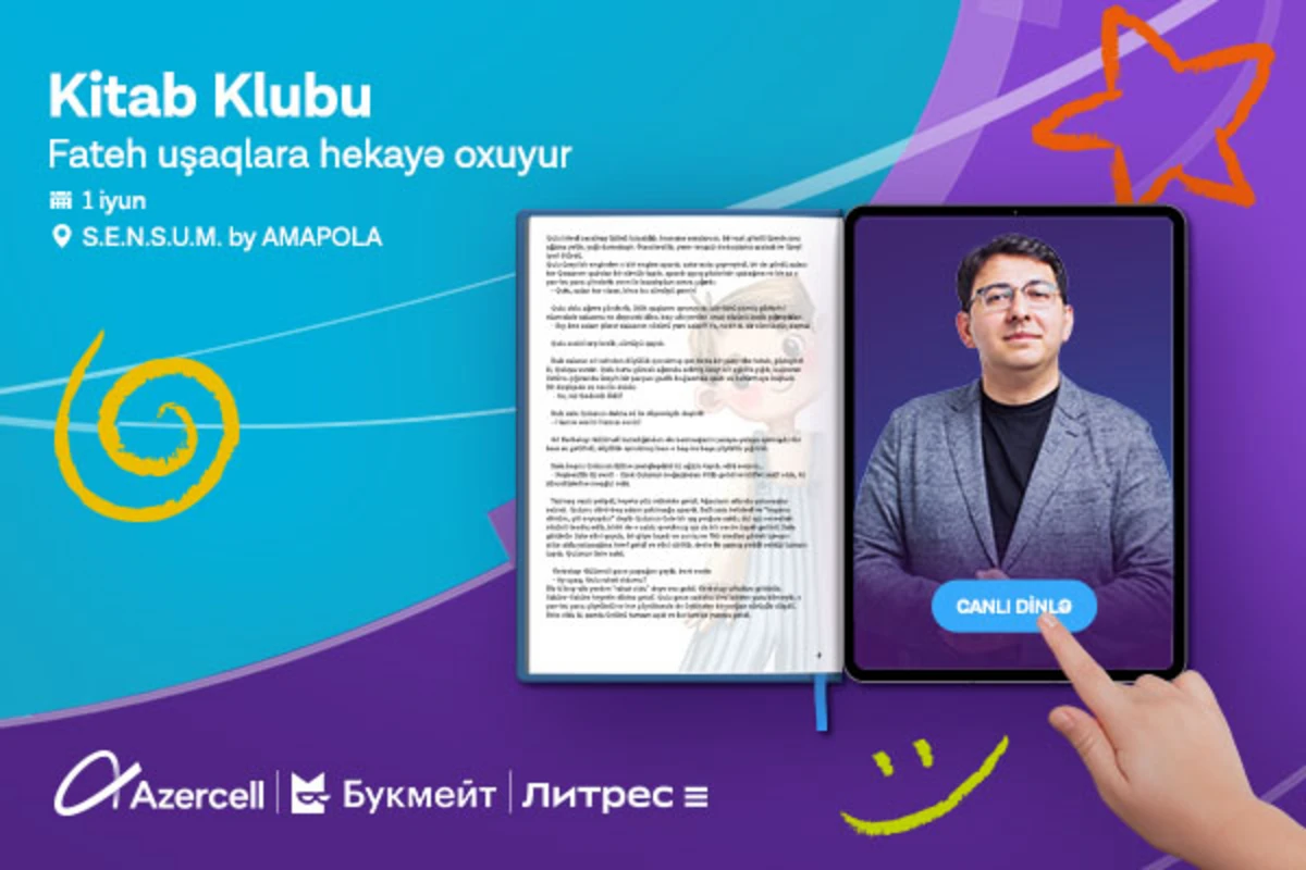 Azercell Uşaqların Beynəlxalq Müdafiəsi Günündə “Kitab Klubu” layihəsinə başladı - FOTO