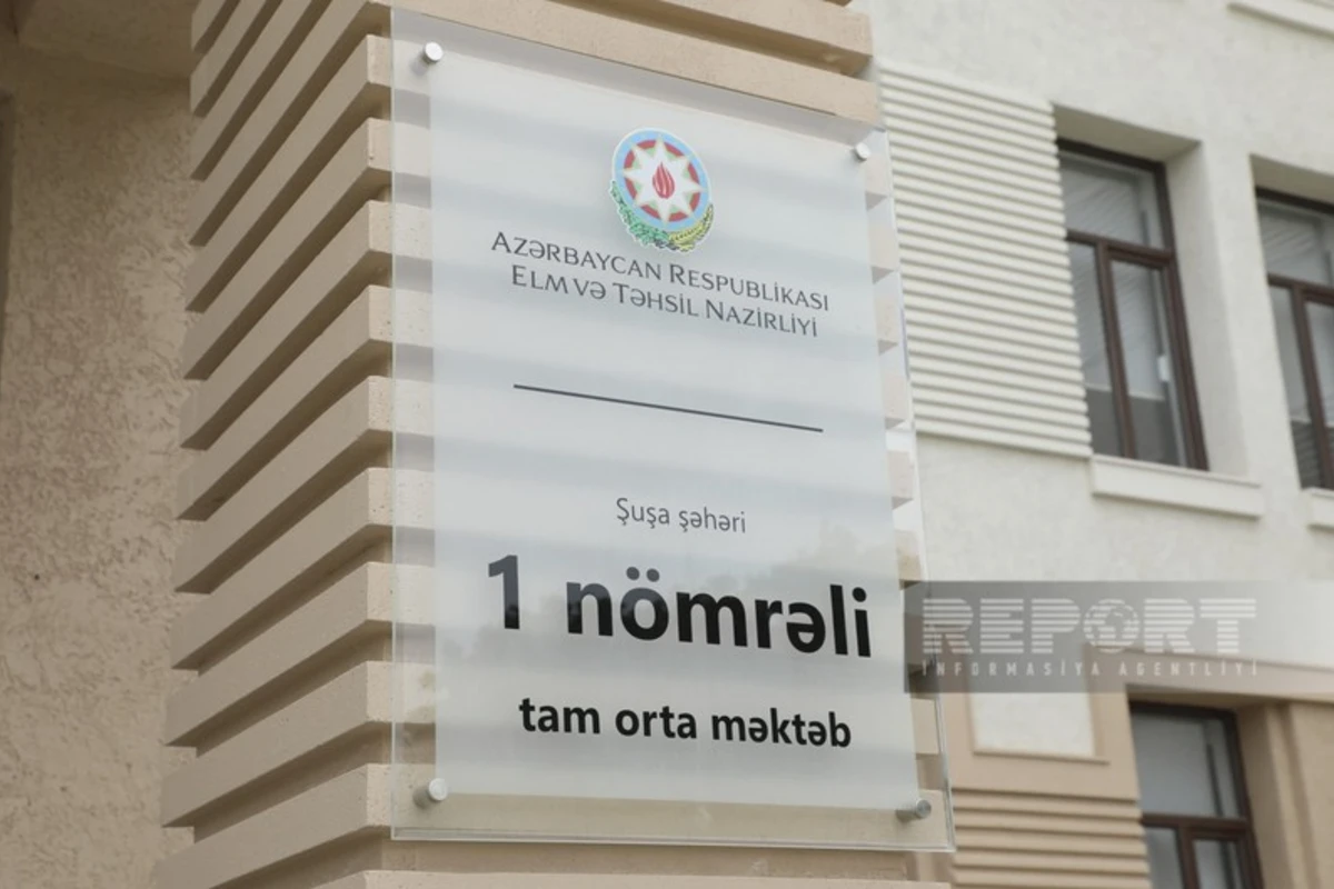 Direktor: Şuşa şəhəri 1 nömrəli tam orta məktəbdə 258 şagirdin təhsil alacağı proqnozlaşdırılır - FOTO