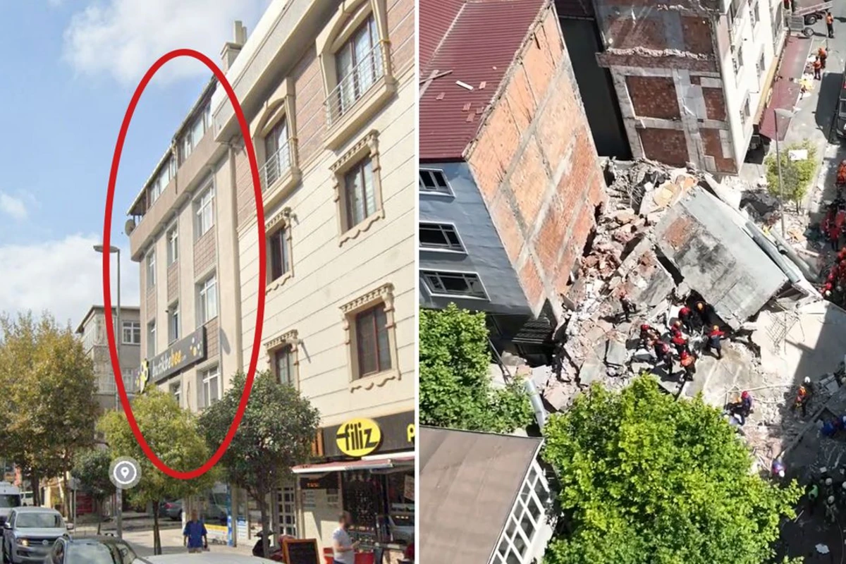 İstanbulda çökən binanın sahibi saxlanıldı