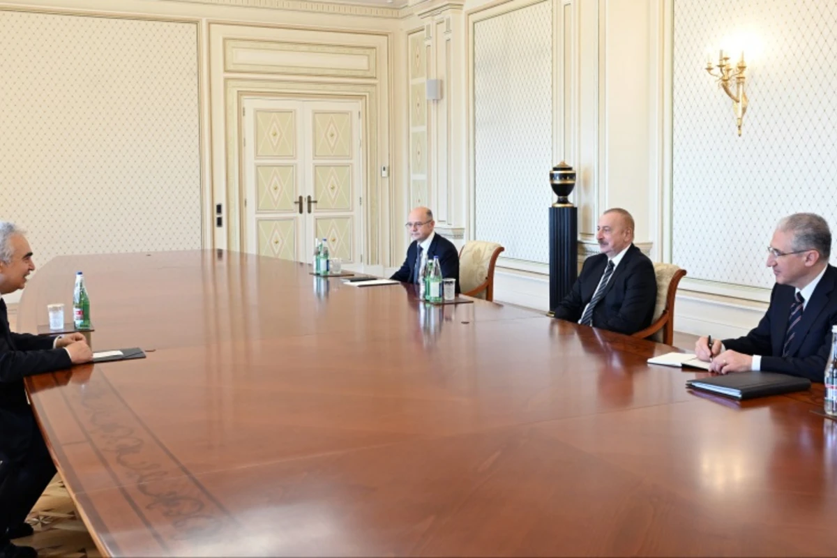 Prezident İlham Əliyev Beynəlxalq Enerji Agentliyinin icraçı direktorunu qəbul edib - YENİLƏNİB - FOTO