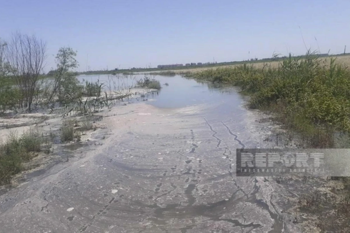 Yevlaxda Qarabağ kanalının bəndi dağılıb, sahələri su basıb - FOTO