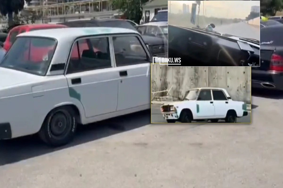 Bakıda 07 ilə avtoşluq edən sürücü həbs olundu - VİDEO