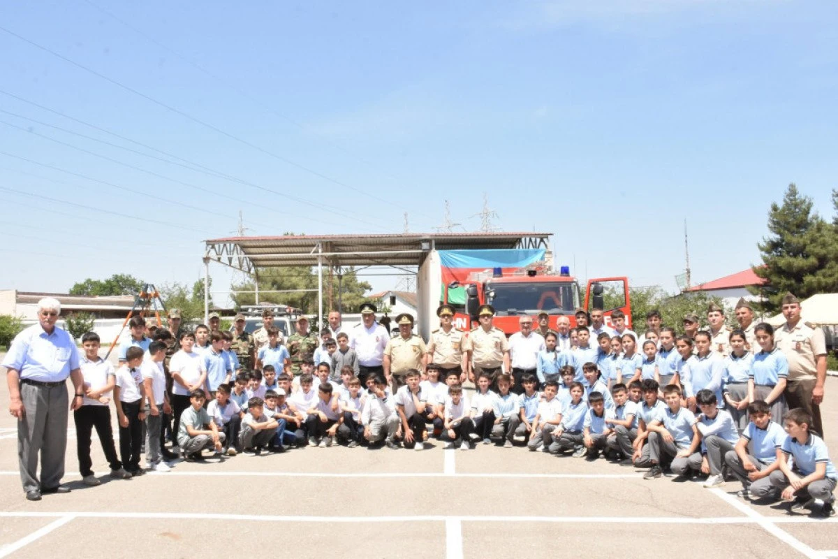 FHN Xaçmazda məktəblilər üçün “açıq qapı günü” keçirib - FOTO/VİDEO