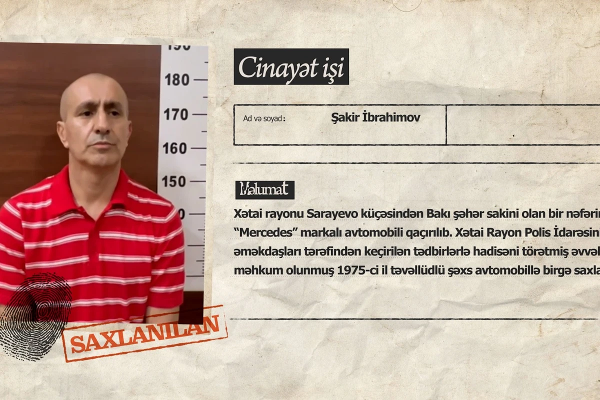 Bakıda kişi “Mercedes”in qapısını açıq görüb onu qaçırdı - VİDEO
