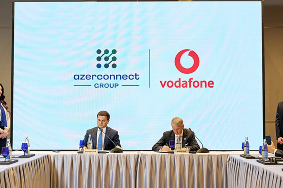 Azerconnect Group və Vodafone Group arasında tərəfdaşlıq müqaviləsi imzalandı - FOTO