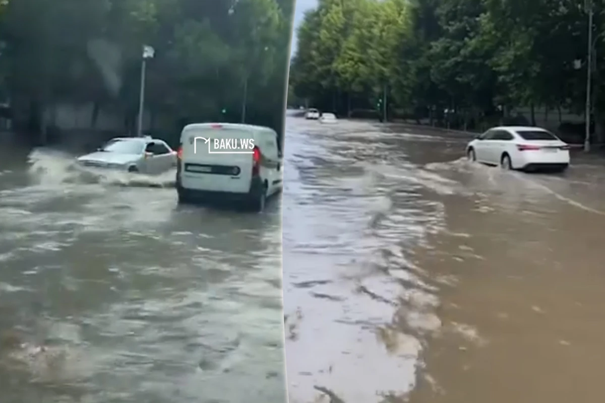 Принимаются экстренные меры по обеспечению безопасности в затопленных районах Евлаха и Мингячевира - ВИДЕО