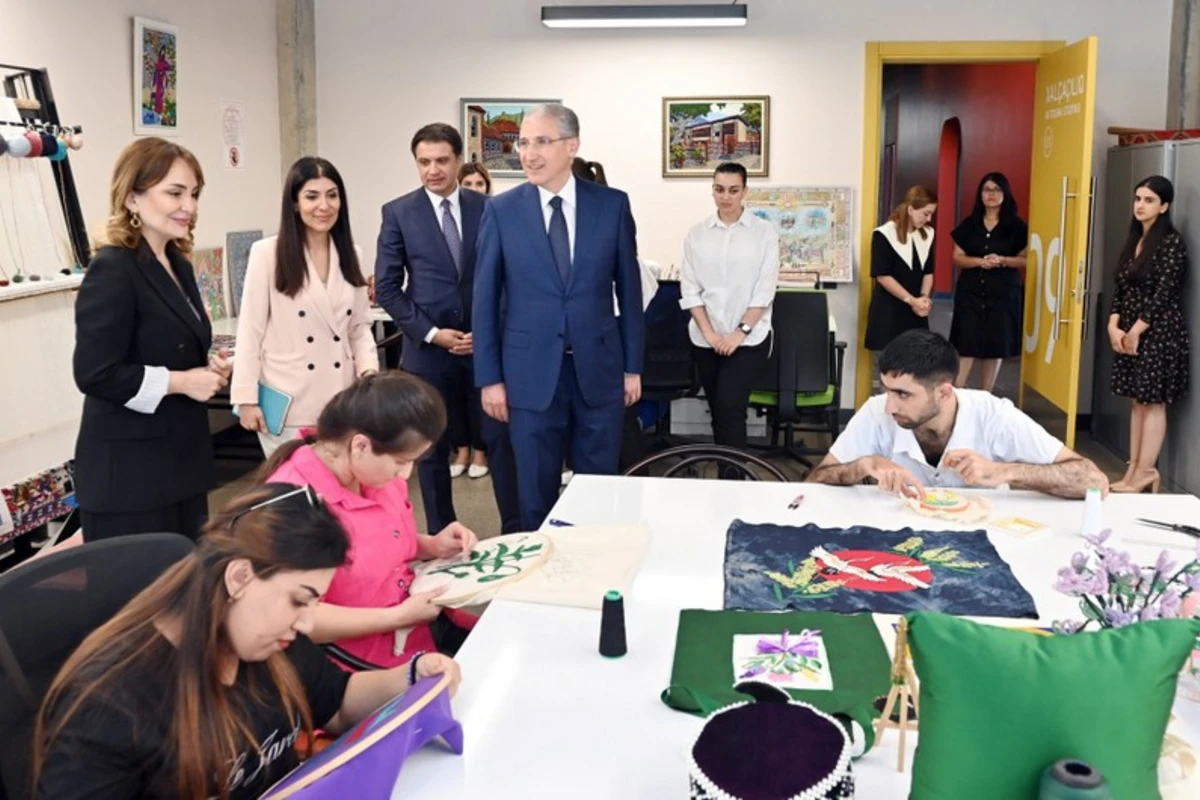 COP29 Təşkilat Komitəsinin üzvləri DOST İnklüziv İnkişaf və Yaradıcılıq Mərkəzi ilə tanış olublar - FOTO