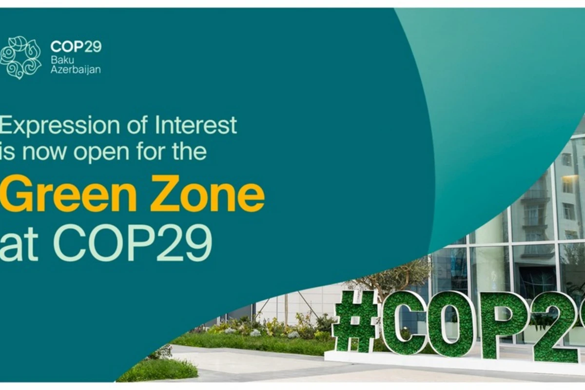 COP29-un Yaşıl Zona üzrə tərəfdaşlıq və sərgiləmə müraciətlərinin qəbuluna başlanılır
