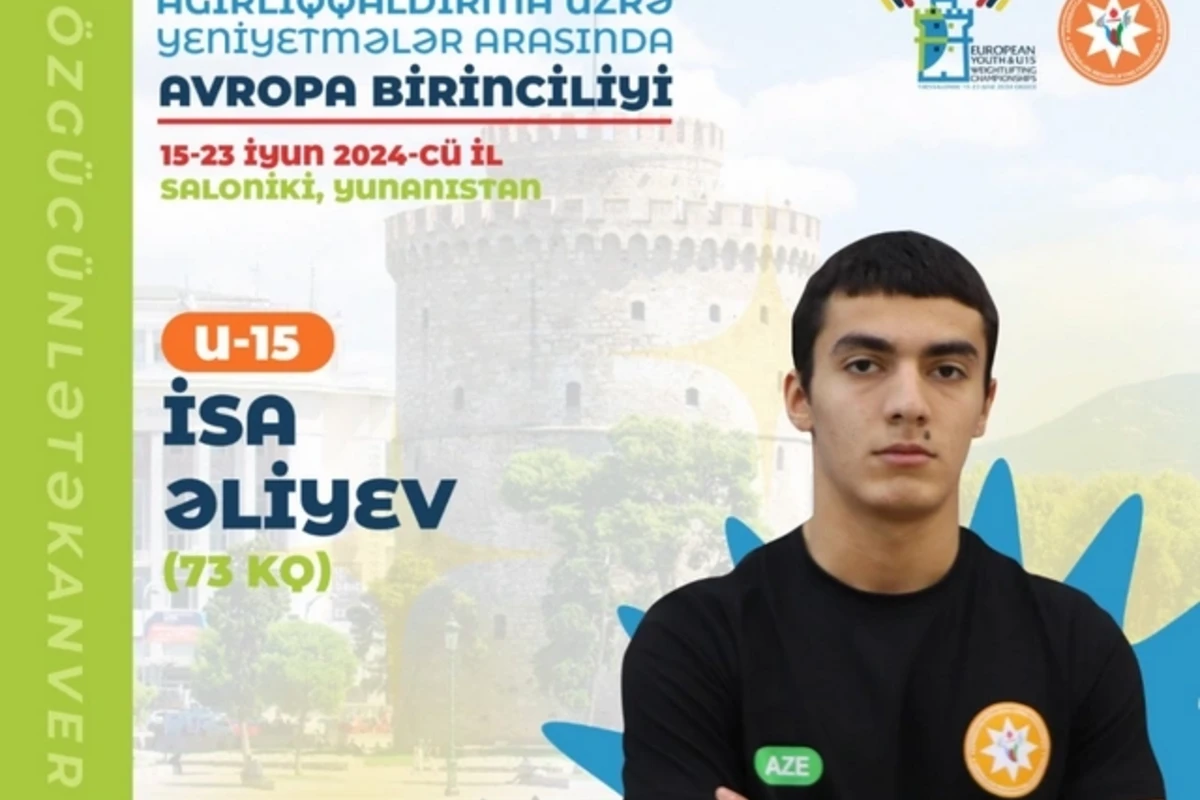 Azərbaycanlı idmançı Avropa birinciliyinin qalibi olub - FOTO
