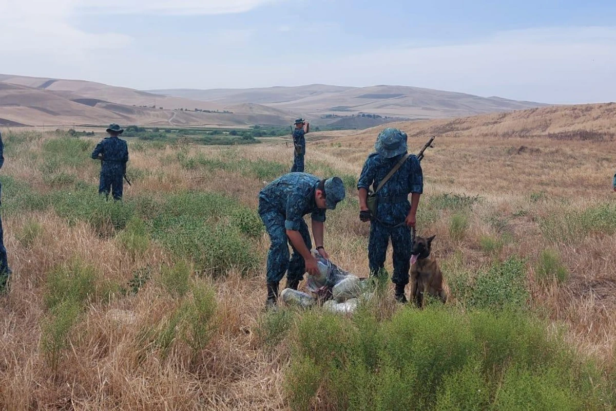 İrandan Azərbaycana narkotik keçirilməsinin qarşısı alınıb - FOTO