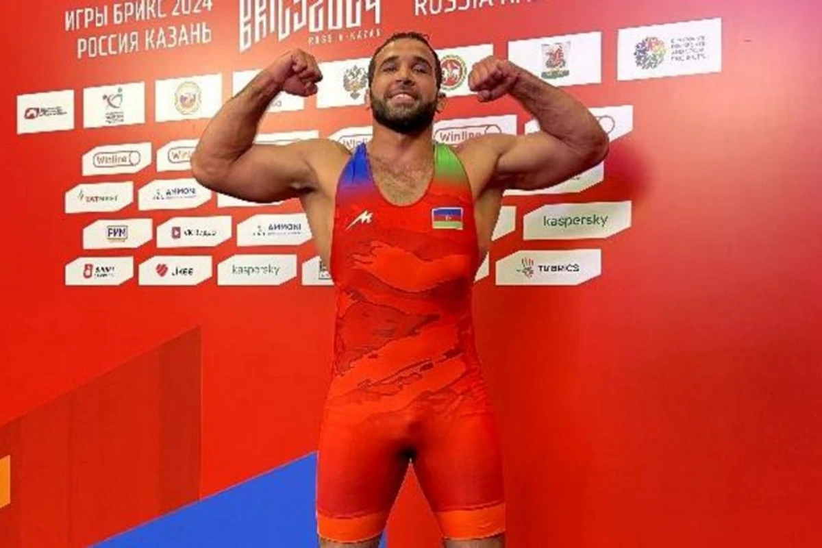 Azərbaycan güləşçisi BRICS Sports Games Kazan 2024də qızıl medal qazanıb