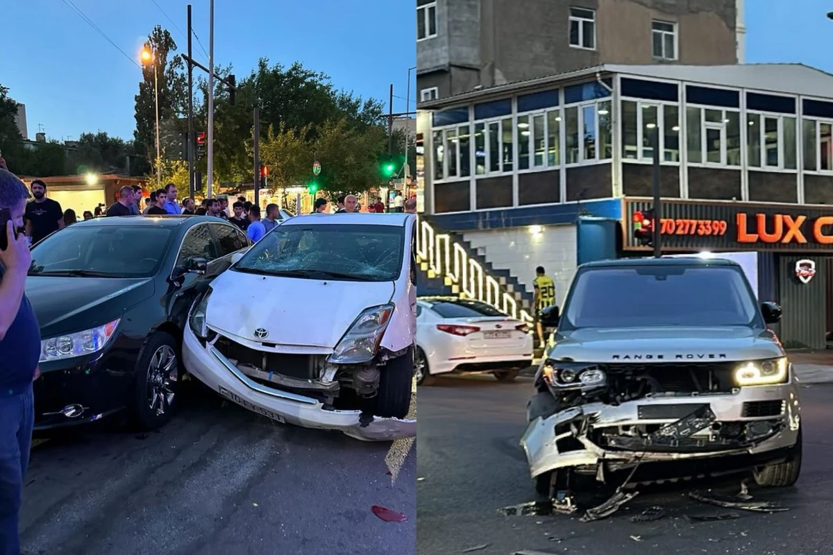 Bakıda zəncirvari yol qəzası - VİDEO Bakıda zəncirvari yol qəzası - VİDEO