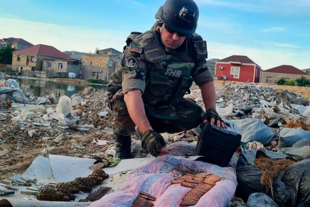 В Гобу и Мехдиабаде обнаружены боеприпасы - ВИДЕО