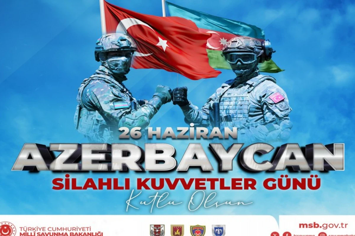 Türkiyənin Müdafiə Nazirliyi: Bundan sonra da Azərbaycan Silahlı Qüvvələri ilə bir yumruq, bir ürək olacağıq Türkiyənin Müdafiə Nazirliyi: Bundan sonra da Azərbaycan Silahlı Qüvvələri ilə bir yumruq, bir ürək olacağıq