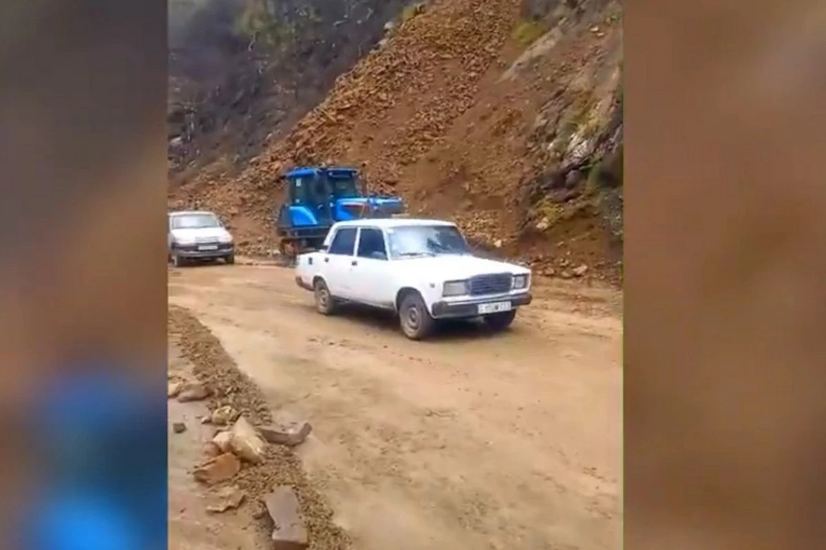 İsmayıllı-Lahıc avtomobil yolunda hərəkət bərpa edilib - VİDEO
