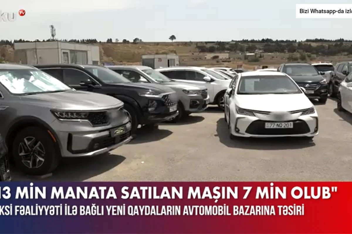 Maşınların qiyməti kəskin ucuzlaşdı - VİDEO